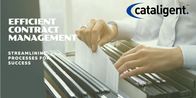 Contract Management Cost Saving Program Cost saving methods Cataligent