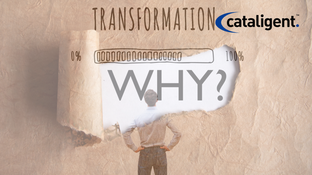 Why begin a transformation program?
