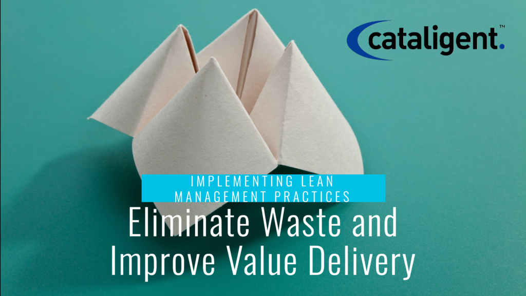 LEAN MANAGEMENT PRACTICES COST SAVING METHODS COST REDUCTION METHODS COST SAVING PROGRAM CATALIGENT