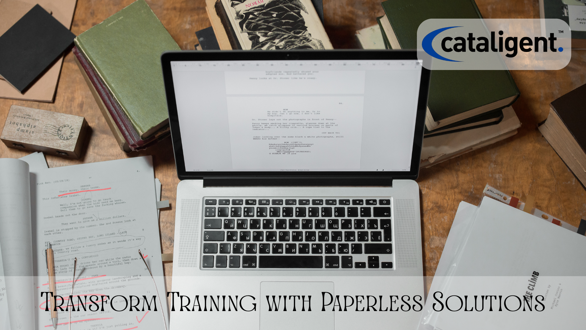 Reduce Printed Training Materials